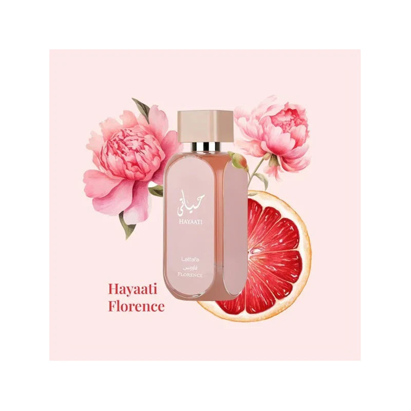 Lattafa Hayaati Florence for Unisex Eau de Parfum Spray 100ML